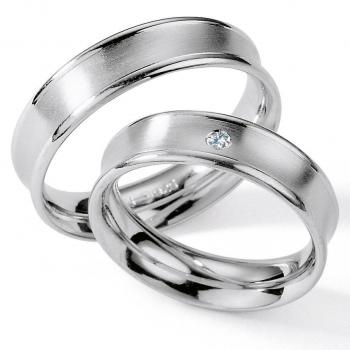 Partnerringe Silber von Ruesch 55/01120 + 55/01120